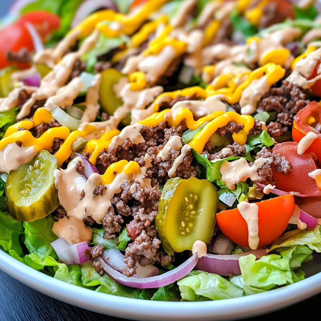 Keto Big Mac Salad