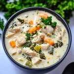 Keto Creamy Crockpot Chicken Stew