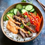Korean Beef Bowls with Chili Aioli