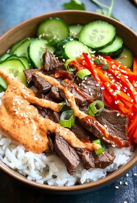 Korean Beef Bowls with Chili Aioli