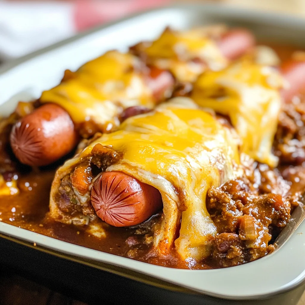 LOW CARB CHILI DOG BAKE