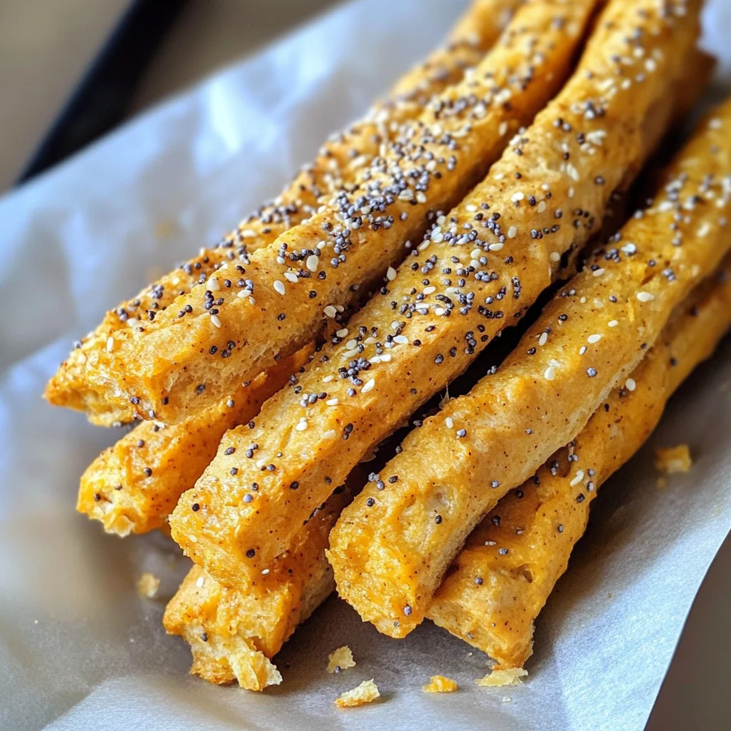 Low-Carb Everything Bagel Breadsticks With Pumpkin
