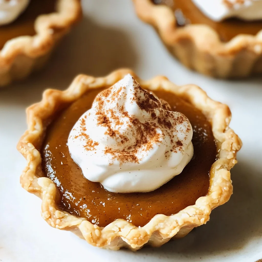 Mini Vegan Pumpkin Pies