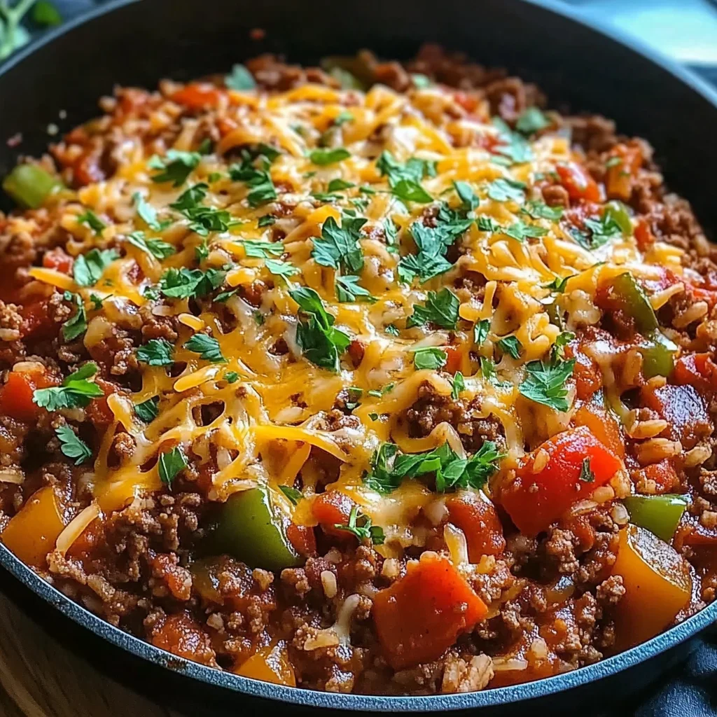 One Pot Unstuffed Pepper Skillet