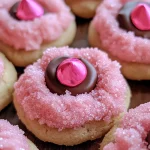 Pink Kiss Cookies