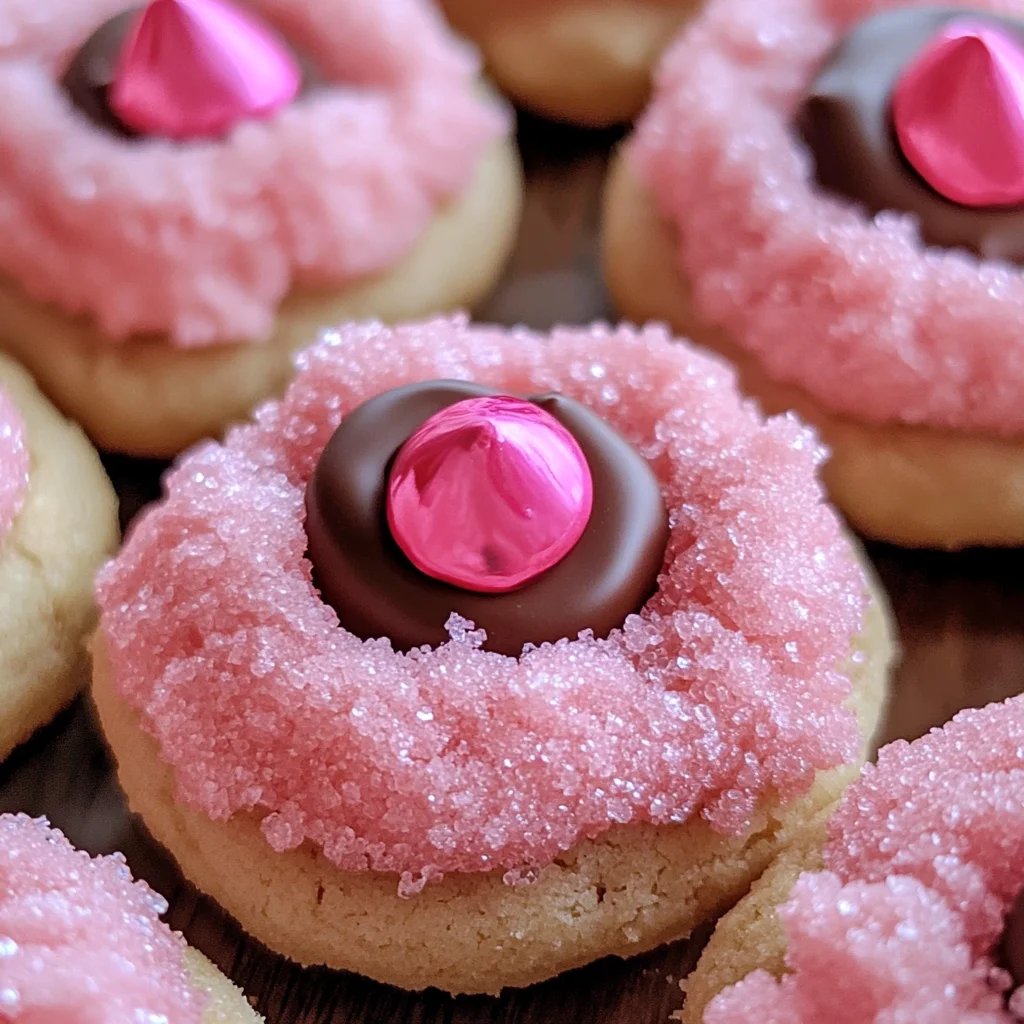 Pink Kiss Cookies