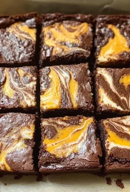 Pumpkin Cheesecake Swirl Brownies