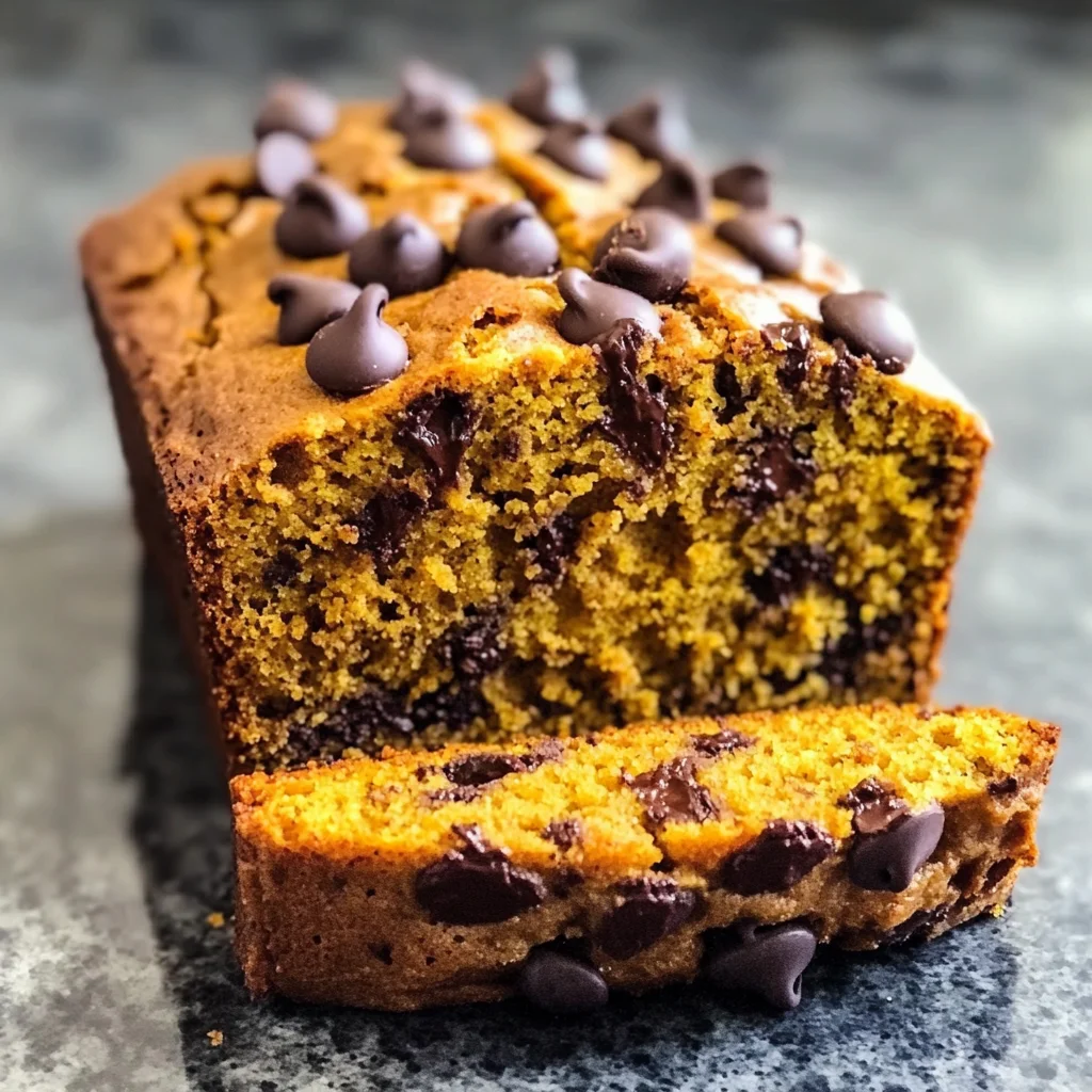 Pumpkin Chocolate Chip Bread