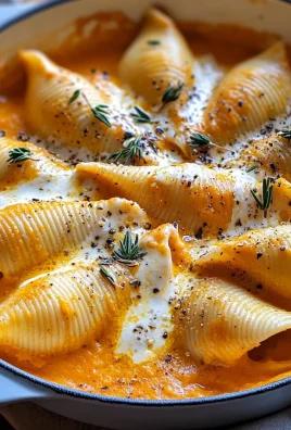 Stuffed Shells With Pumpkin Cream Sauce