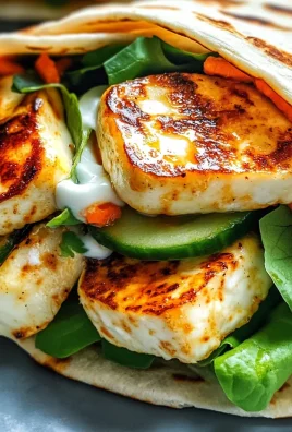 Sweet Chilli Halloumi Wrap
