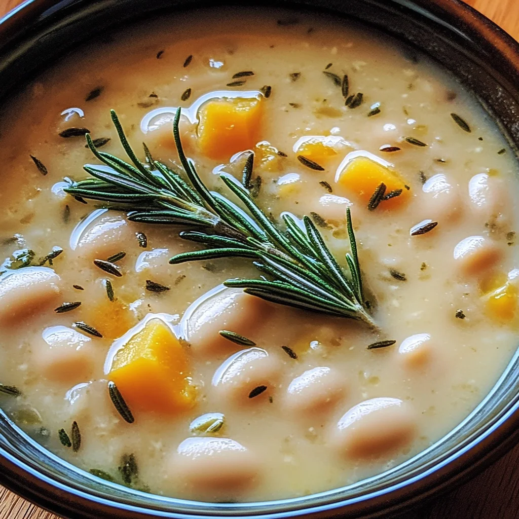 White Bean and Rosemary Soup