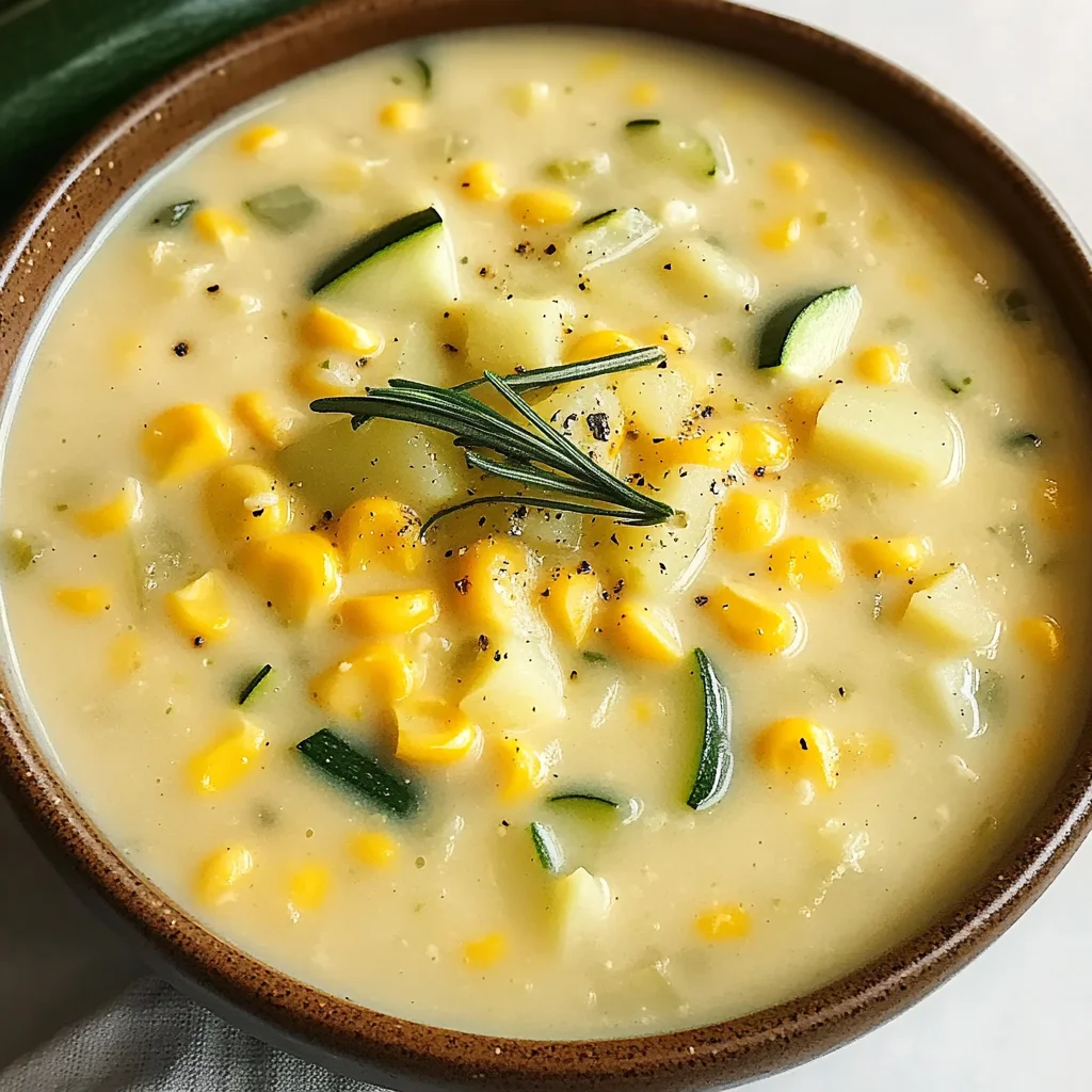 Zucchini Corn Chowder