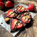 4-ingredient Strawberry Banana Bark
