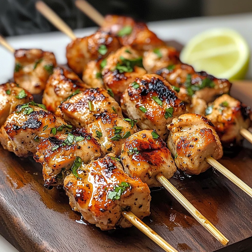 Air Fryer Chicken Skewers -Tender and Juicy!