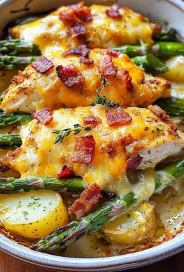 Asparagus & Bacon Chicken Potato Casserole