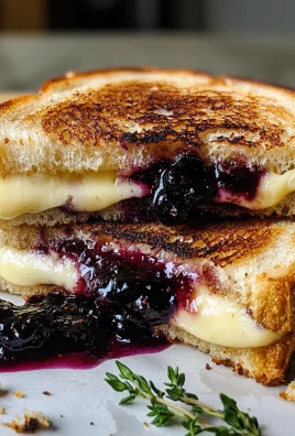 Blackberry Balsamic and Brie Grilled Cheese