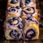Blueberry Cheesecake Swirl Rolls