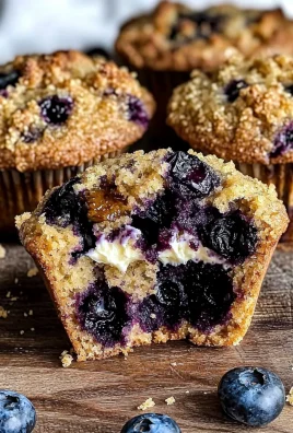 Blueberry Cream Cheese Protein Muffins