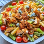 Buffalo Chicken Pasta Salad