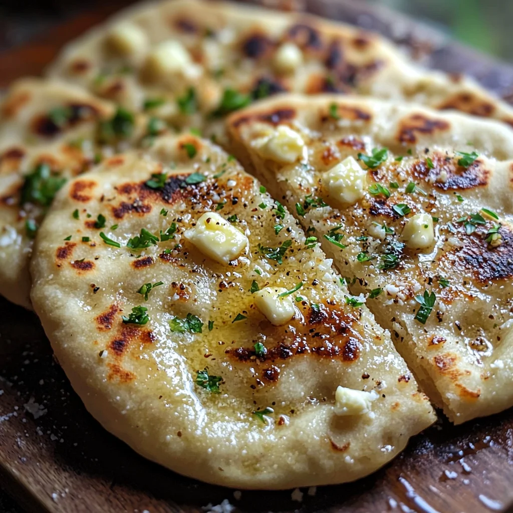 Cottage Cheese Garlic Naan (High Protein, No Yeast!) image 4