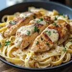 Creamy Lemon Garlic Chicken Pasta