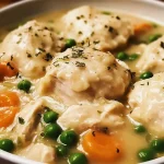 Crockpot Chicken and Dumplings Recipe with Easy Biscuits