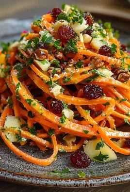 Crunchy Apple & Carrot Salad with Creamy Citrus Dressing Recipe