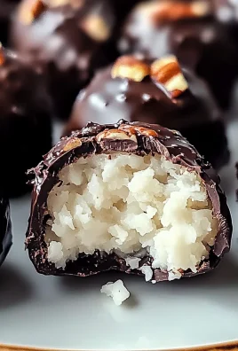Dark Chocolate Coconut Bites