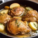 Delicious Chicken Normandy Recipe with Apple Cider and Sage
