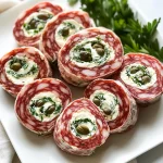 Delicious Cream Cheese Salami Roll Ups for a Quick Appetizer