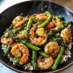 Delicious Easy, Healthy Shrimp and Asparagus Stir Fry Recipe