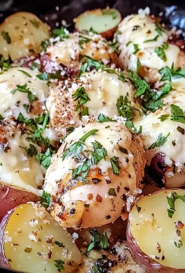 Delicious Garlic Parmesan Crockpot Chicken and Potatoes