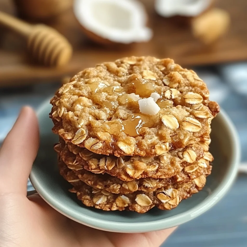 Delicious Honey Oatmeal Cookies