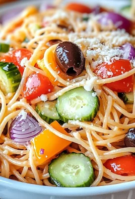 Delicious Italian Spaghetti Salad Recipe