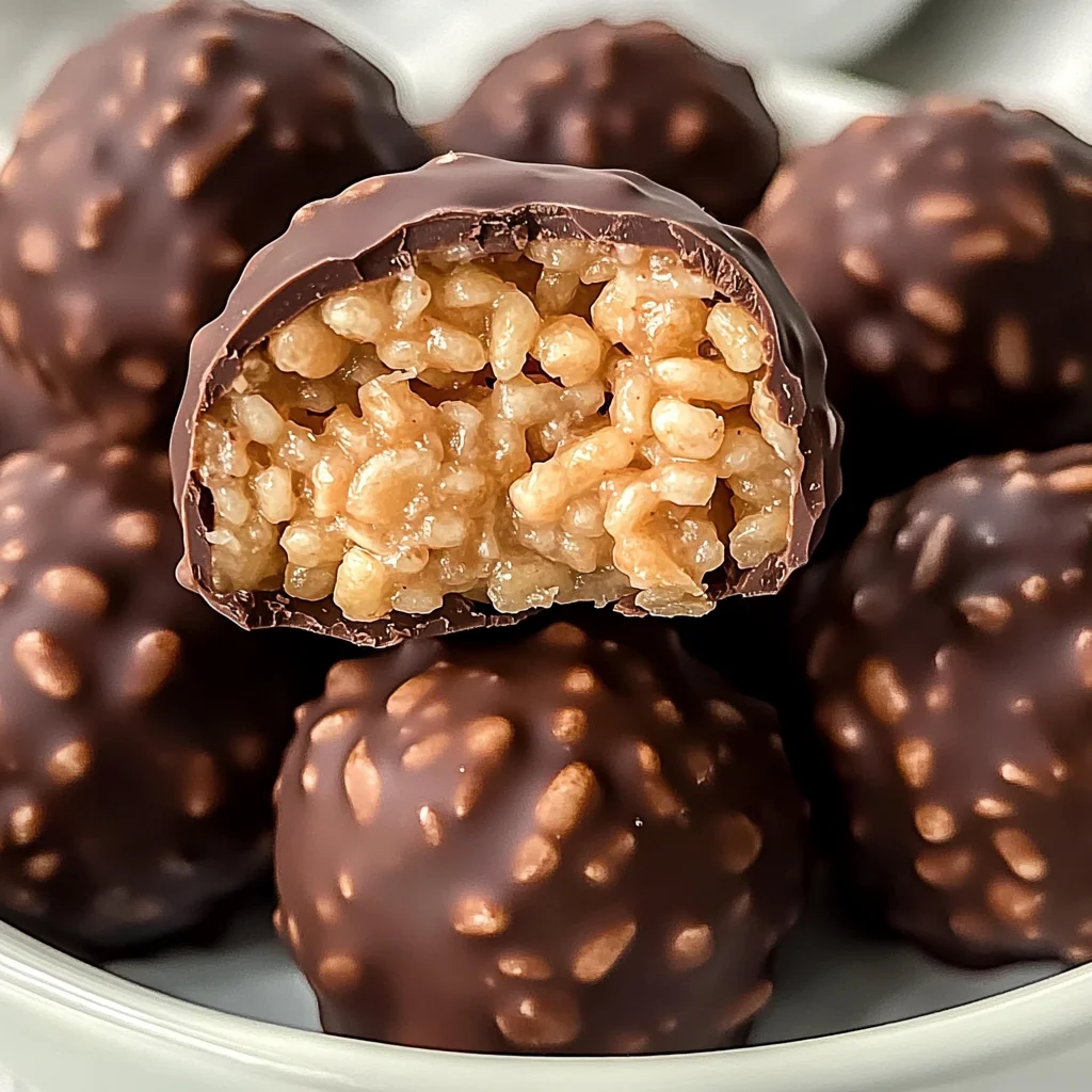 Delicious Peanut Butter Balls with Rice Krispies Recipe for Everyone