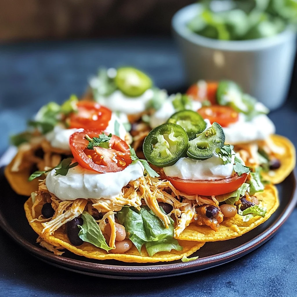 Delicious Tasty Rotisserie Chicken Tostadas Ready in 15 Minutes