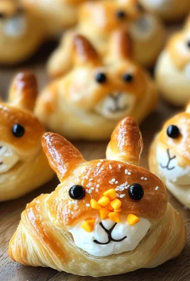 Easter Bunny Crescent Bites Appetizer
