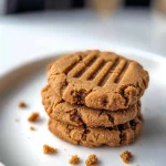 Easy 3 Ingredient Peanut Butter Cookies