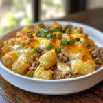 Easy Cheesy Tater Tot Casserole With Ground Beef