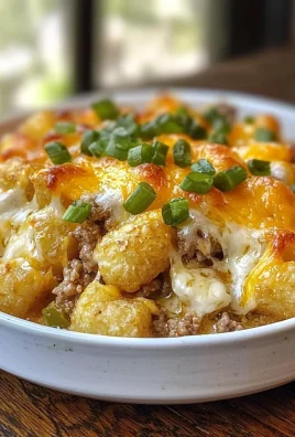 Easy Cheesy Tater Tot Casserole With Ground Beef