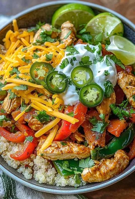 Easy Chicken Fajita Bowl Recipe