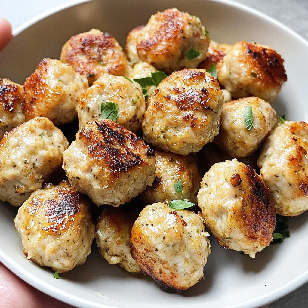Easy Chicken Meatballs