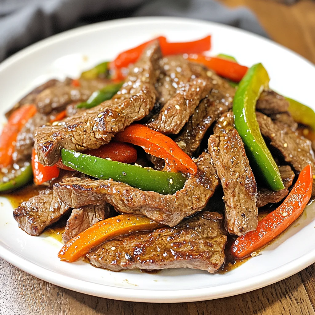Easy Keto Pepper Steak