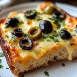Easy Olive Cheese Bread Recipe (25-Minutes)