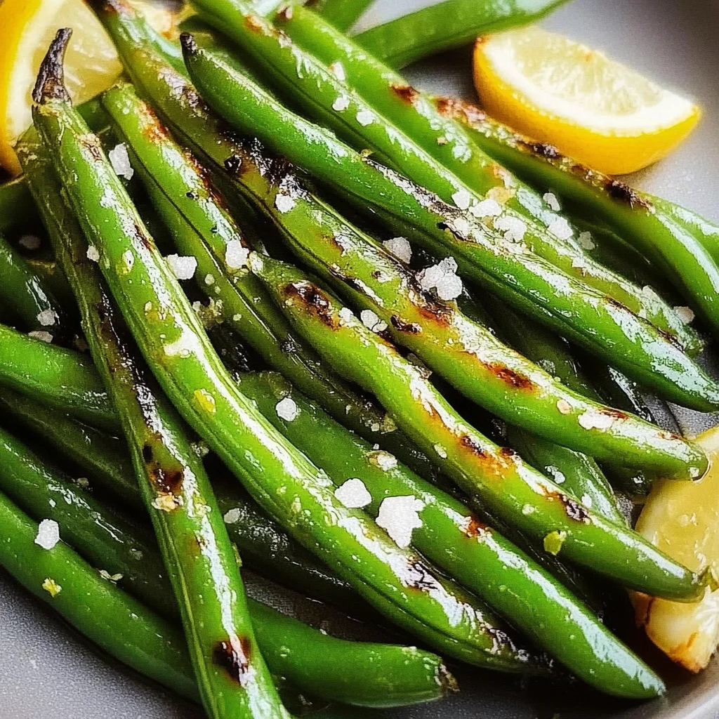 Grilled Green Beans