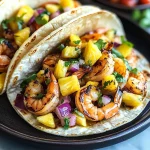 Grilled Shrimp Tacos with Pineapple Salsa