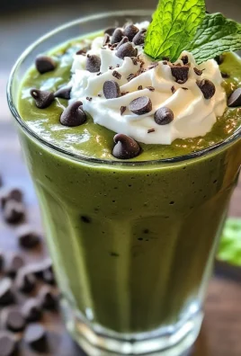 Healthy Mint Chocolate Chip Smoothie