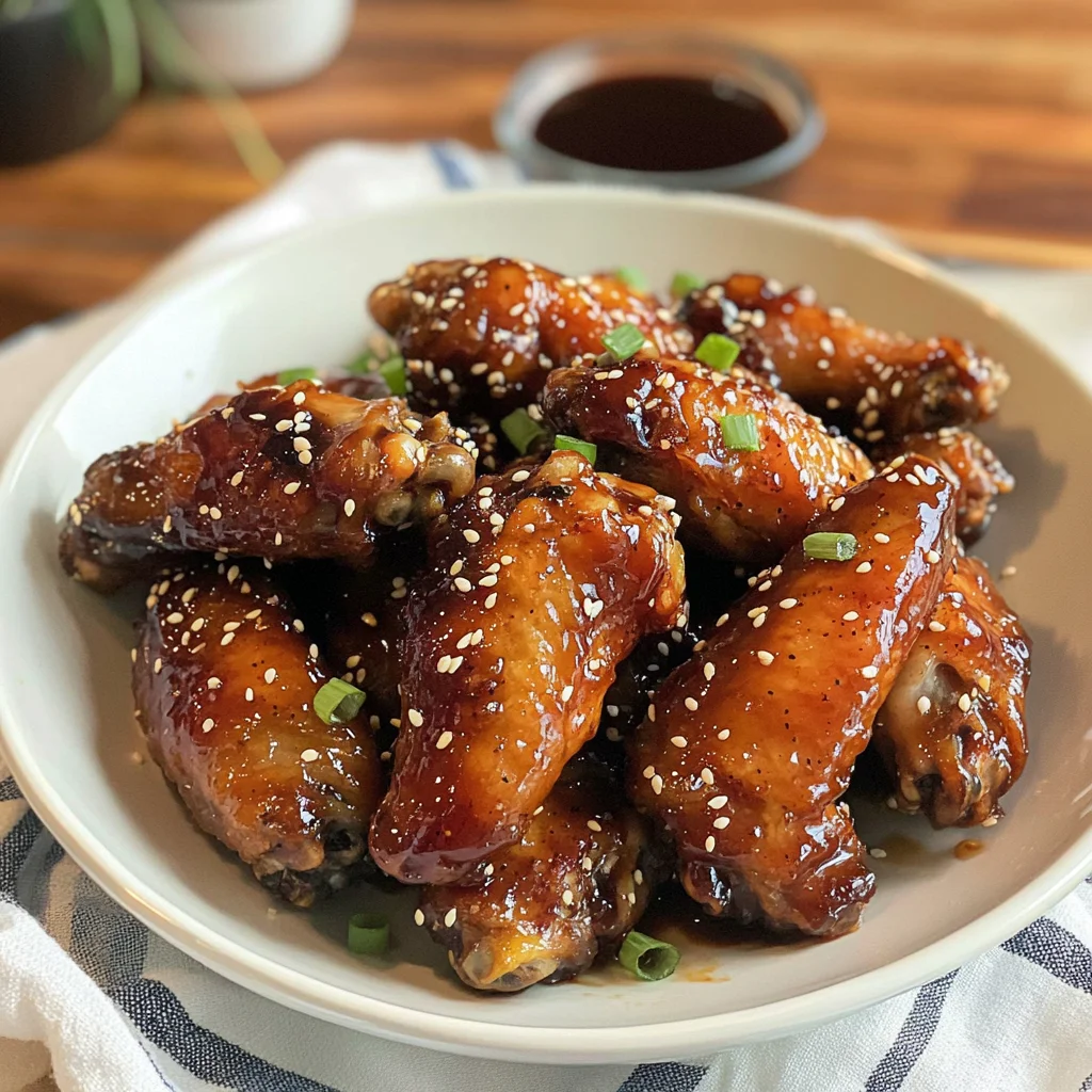 KETO TERIYAKI CHICKEN WINGS RECIPE