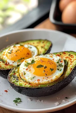 Keto Air Fryer Avocado Baked Egg