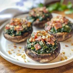 Keto Bacon Stuffed Mushrooms Recipe